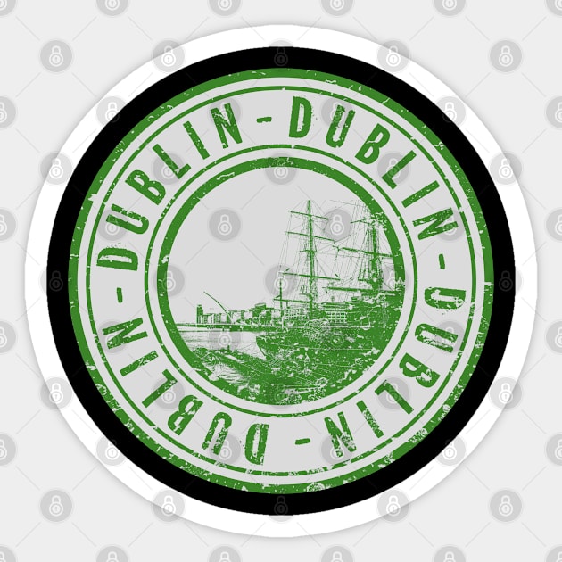 Dublin pride stamp Sticker by SerenityByAlex